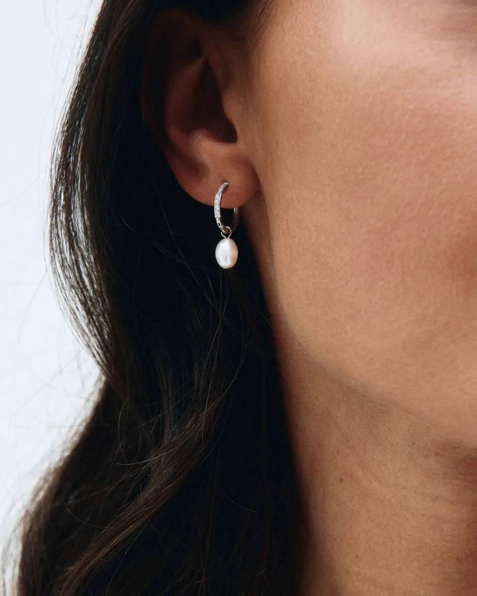 Perla Hoops Sparkle Steel (gavepreview)